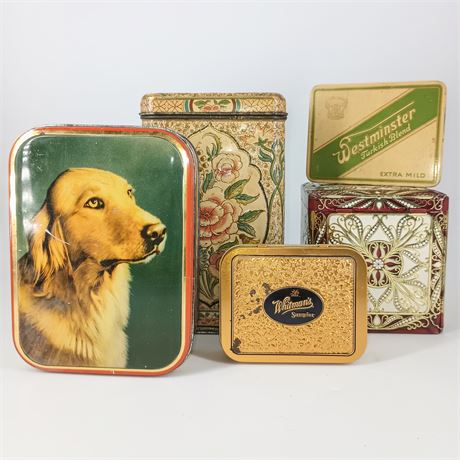 Vintage Tin Set