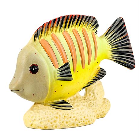 Vintage Signed Gabby Collection Ceramic Fish Figurine