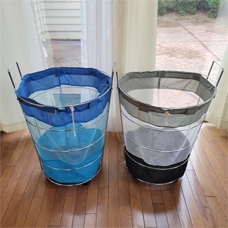 Blue & Green Laundry Baskets