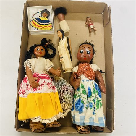 Vintage Native American Dolls