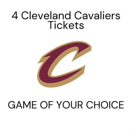 Cleveland Cavaliers Tickets - 4 Tickets