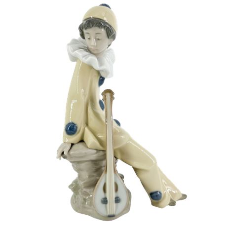 NAO/ Lladro Porcelain "Wandering Minstrel" Figurine no. 1054