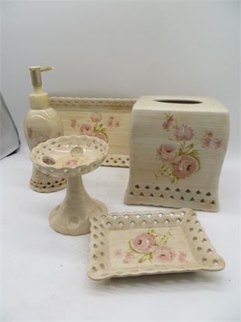 5 pc. Ceramic Bath Set
