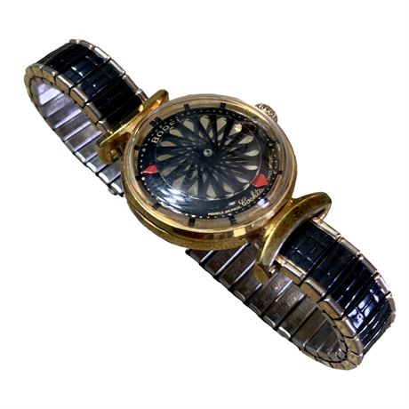 BOREL Mid Century Working Kaleidoscopic Cocktail Wristwatch
