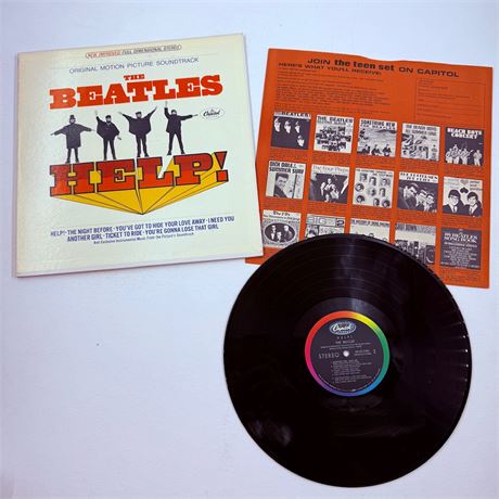 The Beatles Help! Vinyl Record