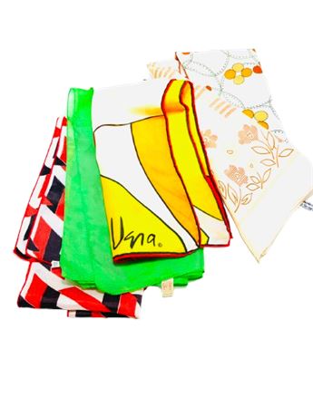 Vtg Scarves - Lot of 5 including Vera Neumann