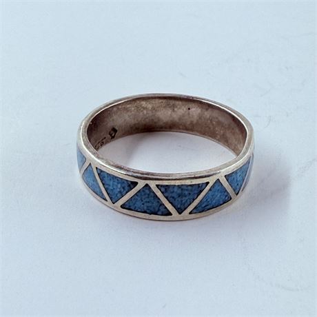 4.2g  Navajo Sterling Ring Size 11.5