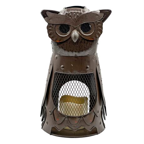 Decorative Owl-Shaped Lantern Candle Holder