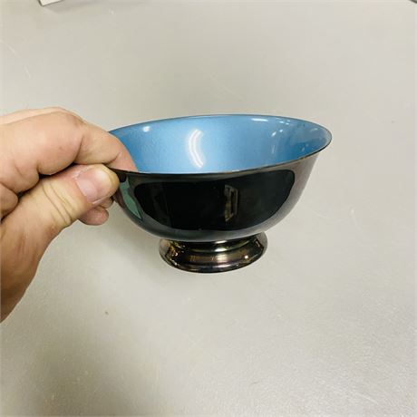 Reed And Barton Enameled Silverplate Bowl