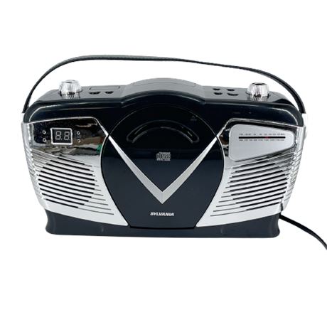 Sylvania Portable CD Radio Boombox