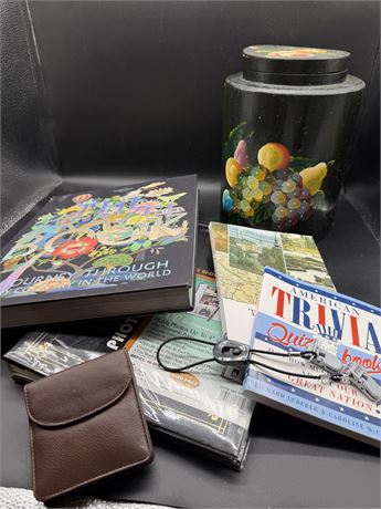 Books, Wooden Container
