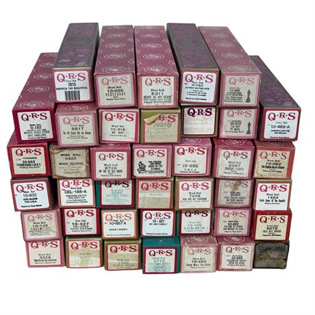 40 QRS Piano Rolls