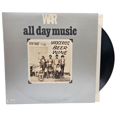 1971 WAR "all day music" + Poster