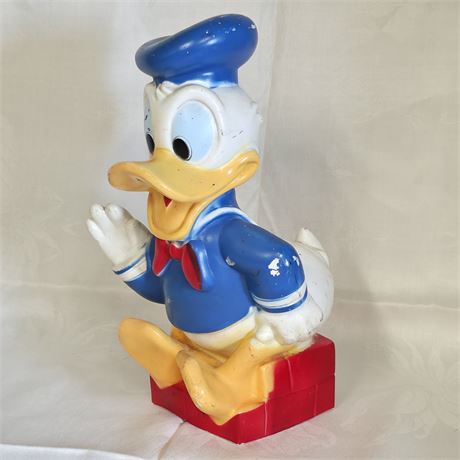 Vintage Plastic Donald Duck Bank
