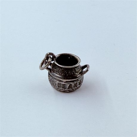 4.1g Sterling Pot of Beans Pendant / Charm