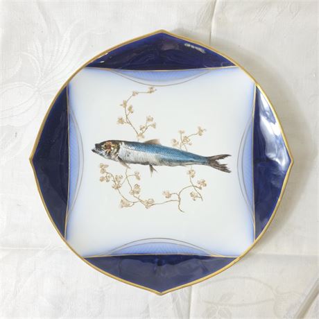 Haviland Limoges Porcelain Fish Plate