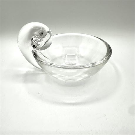 Stuben Scroll Handle Olive Dish by John Dreves