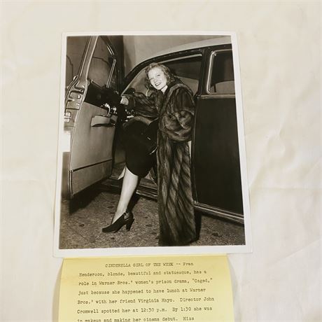 Fran Henderson Original Press Photo
