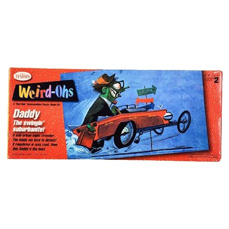 Vintage 90s Testors "Weird-Ohs" Ed Roth Style Model Car Kit "Daddy"