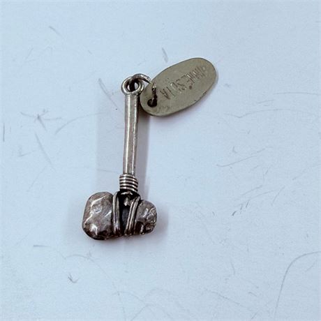 2.2g Sterling Tomahawk Pendant / Charm