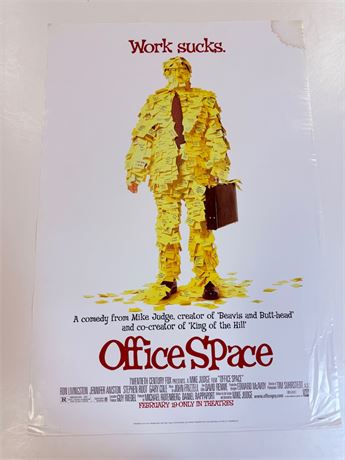 Office Space Original Rolled 27x40 Movie Poster