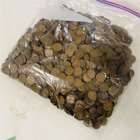 1400+ UNSEARCHED Wheat Pennies