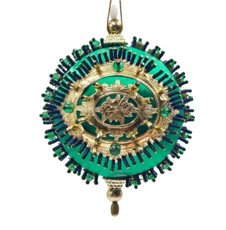 VTG Beaded Push-pin Ornament