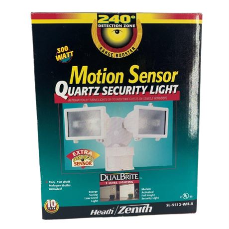 Zenith Motion Sensor Light New in Box