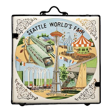 Vintage Seattle World's Fair Souvenir Trivet