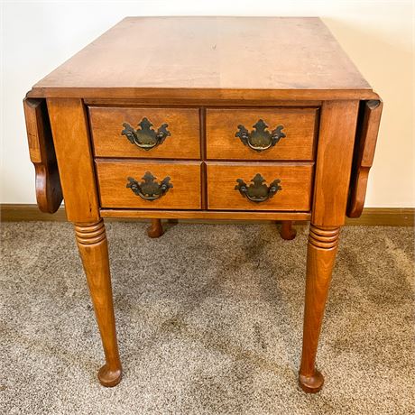 Ethan Allen Drop Leaf Side Table