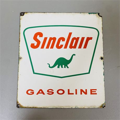 1950’s 13.5” Sinclair Porcelain Pump Plate