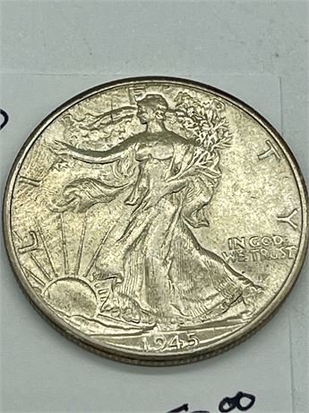 1945 D Walking Liberty - Excellent Example