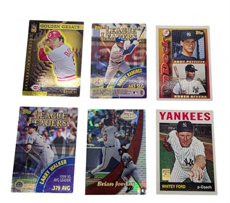 Lot of Topps Holographic & Foil Baseball Cards