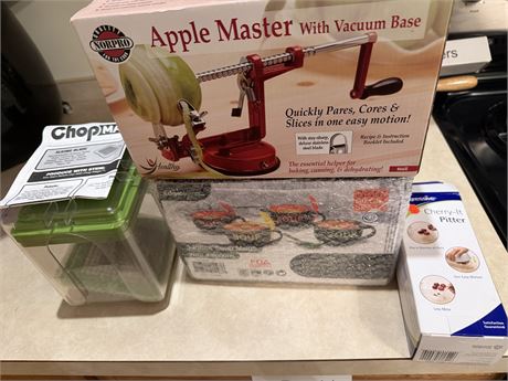 NEW Cherry Pitter, Soup Bowls & Chop Magic
