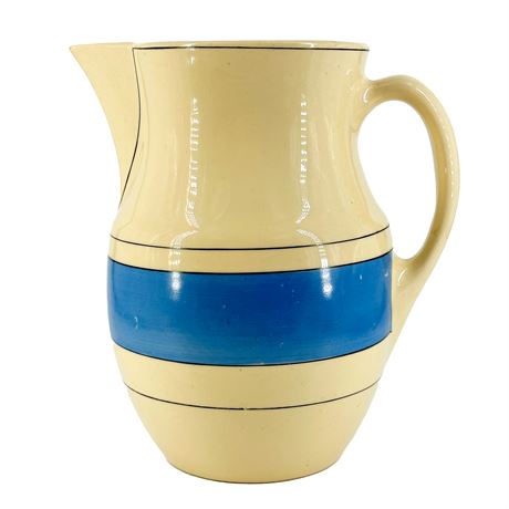 Vintage Roseville Creamware Pottery Pitcher