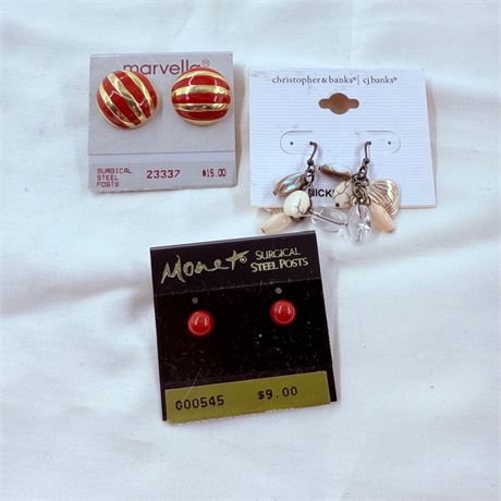 Unused Earring Lot