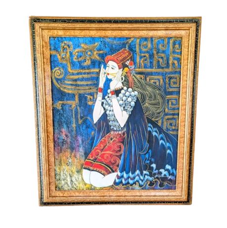 Colorful Painting on Canvas