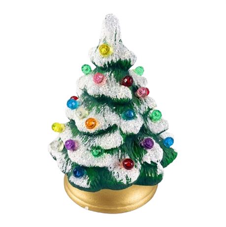 Mini Ceramic Light-Up Christmas Tree