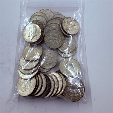 $20 Kennedy 40% Silver Half Dollars