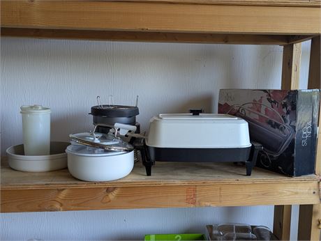 Shelf Lot Kitchen Items