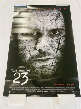 The Number 23 Original DS 27x40 Movie Poster - ROLLED