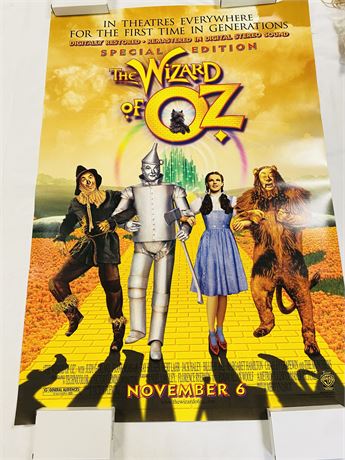 The Wizard of Oz Original 27x40 Movie Poster - Rolled, Unused