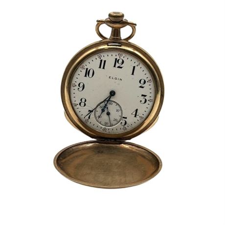 Vintage Elgin Pocket Watch with Key Stone Case