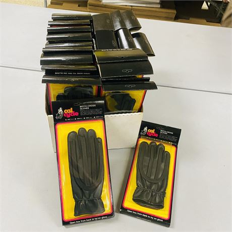 20 Pairs NOS Cal Cycle Motorcycle Gloves -Small