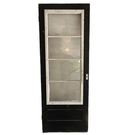 Pair of Vintage Wooden Doors w Windows