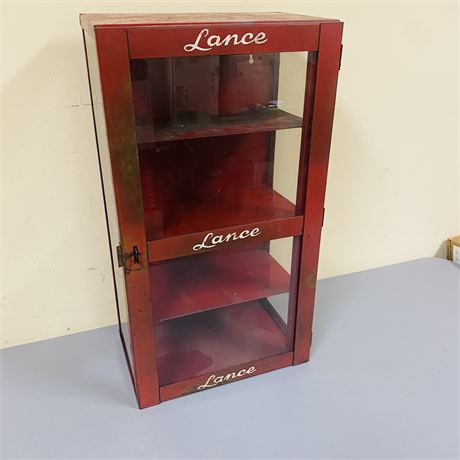 1950’s Lance Chips Advertising Cabinet