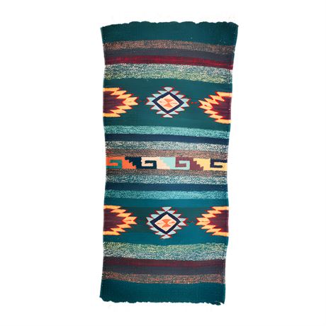 Vintage Chimayo Tribal Wool Rug