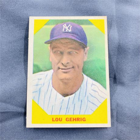 1960 Fleer Lou Gehrig #28