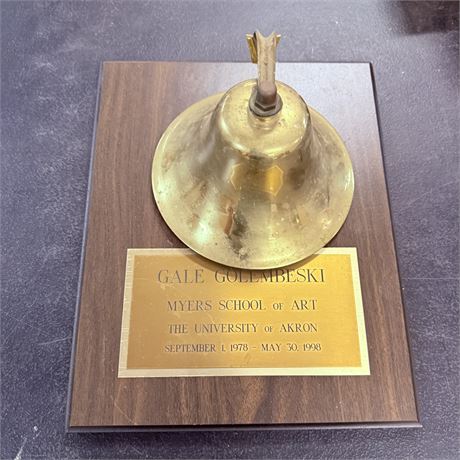 Brass Bell Plaque