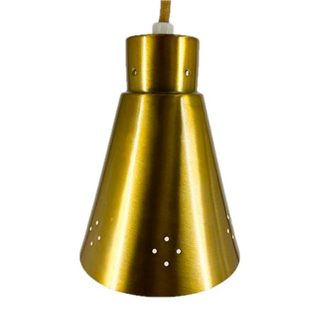 NOS Mid-Century 1960's Timely Lighting Brass Pendant Lamp